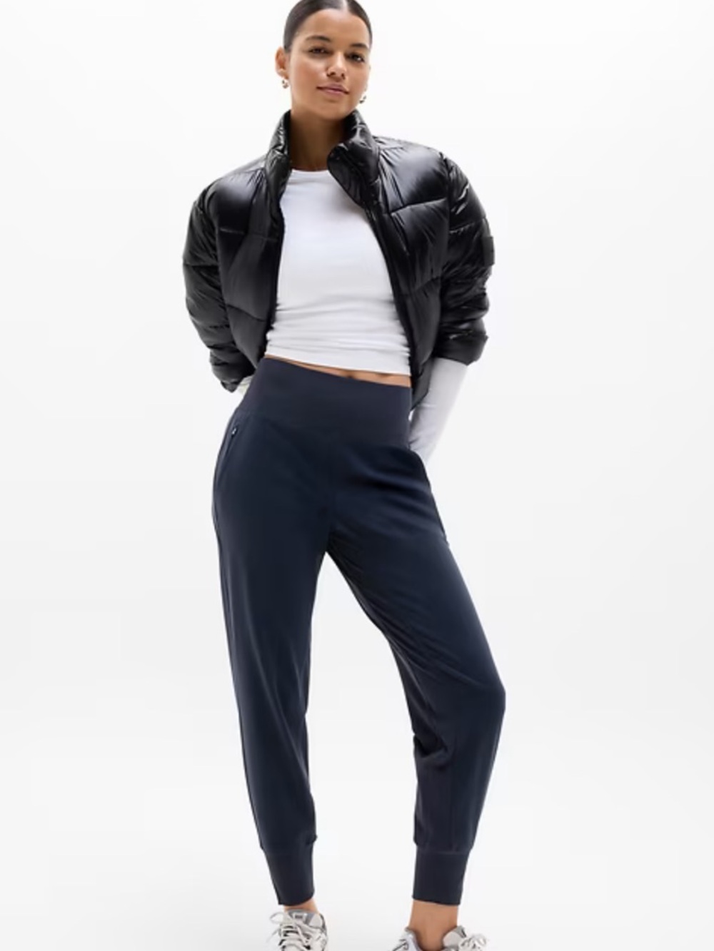 Athleta Venice High Rise Jogger Small Lots Of Zipper Pockets 162